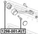 Болт крепления подвески ремкомплект FEBEST (1298001KIT) изображение 2