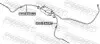 Фото Трос ручника (L) BMW X5 (E70/F15/F85)/X6 (E71/E72/F16/F86) 2.0D-4.8 06- M57/N52/N57/N63 (967mm) FEBEST (19100E70LH) зображення 2