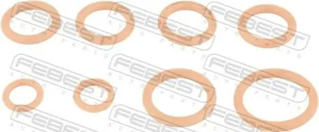 Фото Кільце ущільнювальне патрубка інтеркулера Renault Logan/Sandero 05-18 FEBEST (24400003KIT) зображення 1