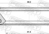 САЛЬНИК КП 41.4X60.2X7.5X7.5,TOYOTA, MITSUBISHI, LEXUS, CHRYSLER (вір-во) FEBEST 95GBY-43600808R (фото 2)