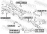 Фото Сайлентблок важеля FEBEST (KABSPF1RR) зображення 2