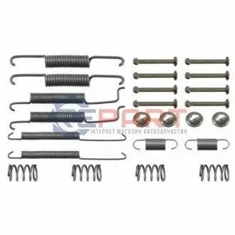 Монтажний набір гальмівної колодки AUDI 80 B2, A2, COUPE B2 SEAT AROSA, CORDOBA, CORDOBA VARIO, IBIZA II, TOLEDO I VW AMAROK, DERBY, GOLF I, GOLF II, JETTA I, JETTA II 0.8-2.2 04.74-07.19 Febi Bilstein 02060