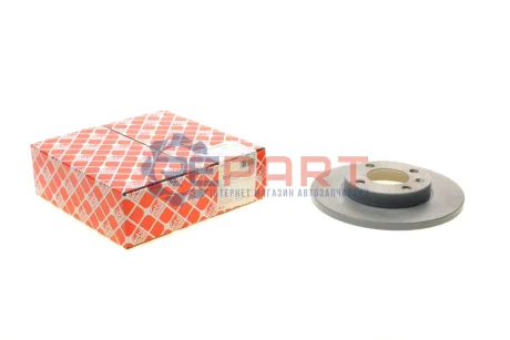 Фото Диск гальмівний (передній) VW Caddy 83-92/Golf/Jetta 74-99/Passat 80-88/Polo 96-01 (239x12) FEBI BILSTEIN (02121) зображення 1