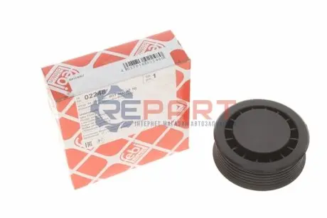 Фото 1 — Ролик генератора MB OM601-603 (поліклиновий) (паразитний) (75х26.4) FEBI BILSTEIN (02248) Фото Ролик генератора MB OM601-603 (поліклиновий) (паразитний) (75х26.4) FEBI BILSTEIN (02248) зображення 1