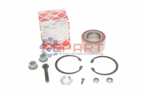 Підшипник маточини (передньої) VW Passat 91-97/Golf 92-99 (40х72х37)(к-кт) FEBI BILSTEIN 03662 Купити в Україні