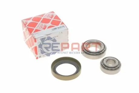 Фото 1 — Підшипник маточини (задньої) VW Caddy II 92-04 (29x50.29x14.73/19.05x45.24x16.64) (к-кт) FEBI BILSTEIN (05581) Фото Підшипник маточини (задньої) VW Caddy II 92-04 (29x50.29x14.73/19.05x45.24x16.64) (к-кт) FEBI BILSTEIN (05581) зображення 1