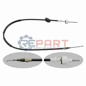 Трос зчеплення (1376мм/1102мм) FORD TRANSIT 1.6/2.0/2.5D 09.85-03.00 Febi Bilstein 06236 Купити в Україні