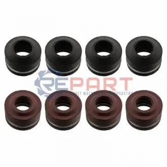 Фото Сальник клапана (впуск/випуск) MB OM601 (к-кт 8шт.) FEBI BILSTEIN (06652) зображення 1