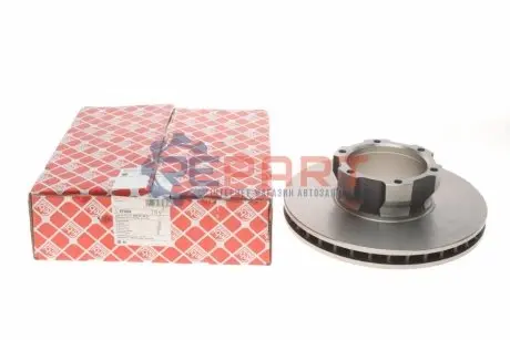 Фото 1 — Диск гальмівний (передній) MB 609/Vario 512 (d=304 16") FEBI BILSTEIN (07508) Фото Диск гальмівний (передній) MB 609/Vario 512 (d=304 16") FEBI BILSTEIN (07508) зображення 1