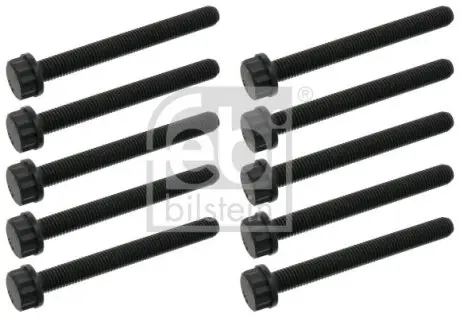 Болт головки цилиндра MERCEDES LK/LN2, O 301, O 309, O 402, OF, OH, UNIMOG RENAULT CLIO II, KANGOO, KANGOO EXPRESS, THALIA I, THALIA II, THALIA III, TWINGO I ADE352N-OM366.993 01.70- Febi Bilstein 09798