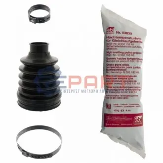 Фото 1 — Пильник ШРКШ (внутрішній) Renault Clio II/Laguna II/Fiat Doblo 98- (17.5x60.5x79) FEBI BILSTEIN (100190) Фото Пильник ШРКШ (внутрішній) Renault Clio II/Laguna II/Fiat Doblo 98- (17.5x60.5x79) FEBI BILSTEIN (100190) зображення 1