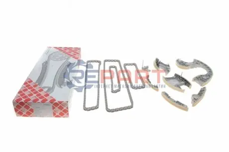 Комплект ланцюга ГРМ Audi A4/A6/A8/Q7/VW Touareg 2.7D/3.0D 03-11 (ланцюг + елементи) (симплекс) FEBI BILSTEIN 100488 Купити в Україні