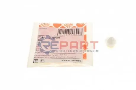 Кліпса кріплення обшивки Audi/Citroen/Peugeot/Renault/Skoda/VW/Volvo FEBI BILSTEIN 100604 Купити в Україні