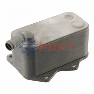 Фото 1 — Радіатор масляний VW Passat B6 2.0 FSI 05-10 (теплообмінник) FEBI BILSTEIN (101008) Фото Радіатор масляний VW Passat B6 2.0 FSI 05-10 (теплообмінник) FEBI BILSTEIN (101008) зображення 1