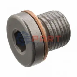 Фото 1 — Болт зливу оливи VW Caddy III/T5/T6 03- (M10x13) FEBI BILSTEIN (101021) Фото Болт зливу оливи VW Caddy III/T5/T6 03- (M10x13) FEBI BILSTEIN (101021) зображення 1