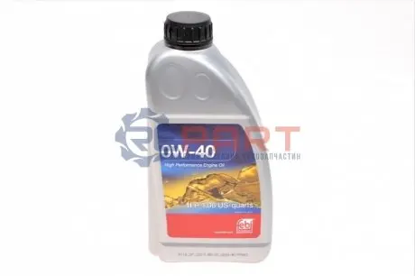 Масло моторное SAE 0W-40 1L Febi Bilstein 101140 Купить в Украине