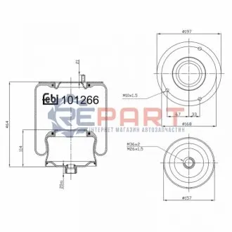 Автозапчасть Febi Bilstein 101266