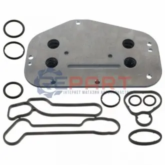 Фото 1 — Радіатор масляний Opel Astra/Vectra 1.6/1.8 LPG 05- (теплообмінник) (+ к-кт прокладок) FEBI BILSTEIN (101406) Фото Радіатор масляний Opel Astra/Vectra 1.6/1.8 LPG 05- (теплообмінник) (+ к-кт прокладок) FEBI BILSTEIN (101406) зображення 1