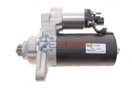 Фото Стартер VW Caddy/T5 1.9TDI 03-/Skoda Fabia 1.4-1.9 D 03-10/Seat Altea 1.4-2.0 D 04- (1.7kw) (z=10) FEBI BILSTEIN (101569) зображення 1