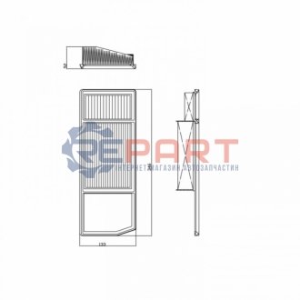 Фільтр повітря FIAT PANDA 1,3MULTIJET 12- FEBI BILSTEIN 101663 (фото 1)