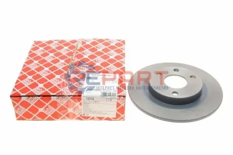 Фото Диск гальмівний (передній) Citroen Saxo 96-04/Aircross 10- FEBI BILSTEIN (10318) зображення 1