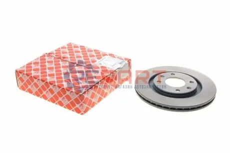 Фото Диск гальмівний (передній) Citroen Berlingo/Peugeot Partner 96- (266x20.5) FEBI BILSTEIN (10321) зображення 1