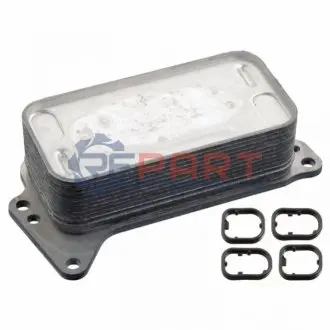 Фото 1 — Радіатор масляний BMW 1 (F20)/3 (F30)/5 (F11)/ X3 (F25) 07-18 (теплообмінник) FEBI BILSTEIN (105945) Фото Радіатор масляний BMW 1 (F20)/3 (F30)/5 (F11)/ X3 (F25) 07-18 (теплообмінник) FEBI BILSTEIN (105945) зображення 1