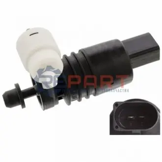 Насос омивача скла (дуальний) Opel Astra/Insignia/Zafira 08- FEBI BILSTEIN 105954 Купити в Україні