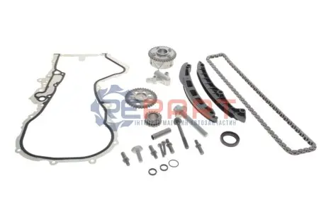 Комплект ланцюга ГРМ VW Golf V 1.4TSI, 10/03 - 02/09, 90/103/125kw, (z=130/18/36/36) FEBI BILSTEIN 106306 Купити в Україні
