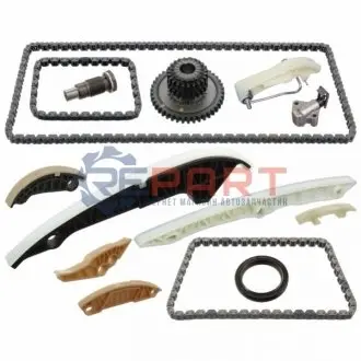 Комплект ланцюга ГРМ VW Golf VII 2.0 GTI 12-/Audi A4/A6/Q5 2.0 TFSI 07-18 (3 ланцюги) FEBI BILSTEIN 106512 Купити в Україні