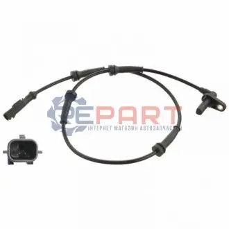 Фото Датчик ABS (задній) Dacia Duster 1.2-1.6 16V/1.5 dCi 10- (4x4) (L=750mm) FEBI BILSTEIN (106852) зображення 1