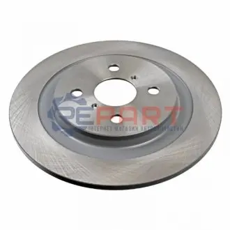 Диск гальмівний задн Лів/Прав DAIHATSU CHARADE VIII TOYOTA YARIS 1.0-1.8 01.05 Febi Bilstein 108462