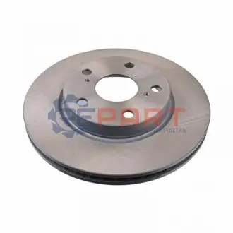 Диск гальмівний передн Лів/Прав TOYOTA AURIS, COROLLA 1.2-1.8 10.06-08.19 Febi Bilstein 108481 Купити в Україні
