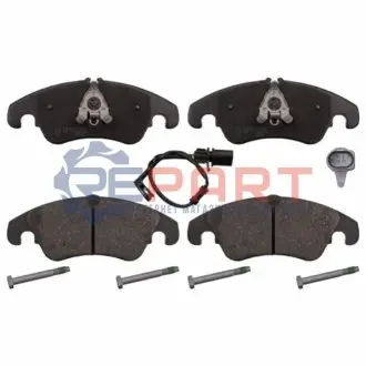 Комплект гальмівних колодок передн (з болтами), AUDI A4 ALLROAD B8, A4 B8, A5, A6 ALLROAD C7, A6 C7, A7, Q5 1.8-4.2 06.07-09.18 Febi Bilstein 116021 Купити в Україні