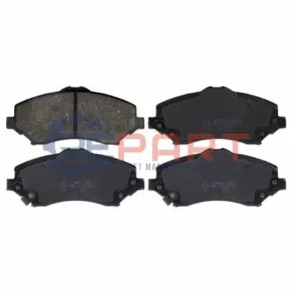 Комплект гальмівних колодок передн, CHRYSLER TOWN & COUNTRY, VOYAGER V DODGE JOURNEY, NITRO JEEP WRANGLER III 2.0D-4.0 01.06 Febi Bilstein 116063