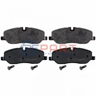 Комплект гальмівних колодок передн (з болтами), LAND ROVER DISCOVERY III, DISCOVERY IV, RANGE ROVER III, RANGE ROVER SPORT I 2.7D-5.0 03.02-12.18 Febi Bilstein 116119