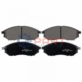 Комплект гальмівних колодок передн, INFINITI EX, FX, G, M, M35, M37, M45, Q45 III, Q60, Q70, QX50 I NISSAN 370Z, MAXIMA VI, MURANO I, MURANO II, NAVARA, NAVARA NP300, NP300 1.6D-4.5 09.96 Febi Bilstein 116188 Купити в Україні
