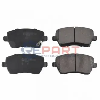 Комплект гальмівних колодок передн, NISSAN MICRA III, MICRA IV, MICRA V, NOTE OPEL AGILA B RENAULT CLIO IV SUZUKI SPLASH, SWIFT III 0.9-1.5D 01.03 Febi Bilstein 116199 Купити в Україні