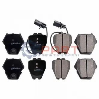 Комплект гальмівних колодок передн, AUDI A4 B5, A6 C5, ALLROAD C5 VW PASSAT B5.5, PHAETON 2.5D-4.2 09.97-03.16 Febi Bilstein 116218