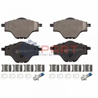Комплект гальмівних колодок задн, DS DS 4 II, DS 7, DS 9 CITROEN C4 GRAND PICASSO II, C4 PICASSO II, C4 SPACETOURER, C5 AIRCROSS, C5 X, GRAND C4 SPACETOURER OPEL ASTRA L 1.2-Electric 02.13 Febi Bilstein 116242