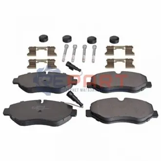 Комплект гальмівних колодок передн, NISSAN CABSTAR, NT400 CABSTAR 2.5D/3.0D 09.06 Febi Bilstein 116256 Купити в Україні