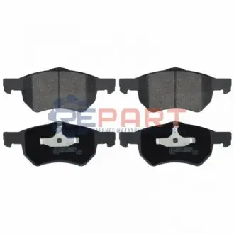 Комплект гальмівних колодок передн, CHRYSLER GRAND VOYAGER III, VOYAGER III, VOYAGER IV DODGE CARAVAN 2.0-3.8 01.95-12.08 Febi Bilstein 116262