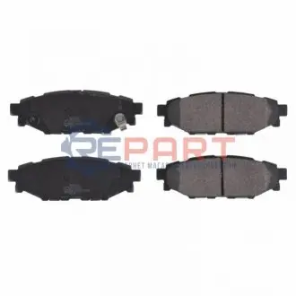 Комплект гальмівних колодок задн, SUBARU BRZ, FORESTER, IMPREZA, LEGACY IV, LEGACY V, OUTBACK, WRX, XV TOYOTA GT 86 1.5-3.6 09.03 Febi Bilstein 116274