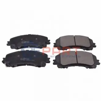 Комплект гальмівних колодок передн, INFINITI Q50, Q60, QX50 I, QX50 II NISSAN X-TRAIL, X-TRAIL III RENAULT KOLEOS II 1.3-3.7 04.13 Febi Bilstein 116291