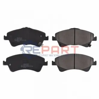 Комплект гальмівних колодок передн, TOYOTA AURIS, AVENSIS, COROLLA, VERSO 1.4-2.2D 05.97-10.18 Febi Bilstein 116297 Купити в Україні