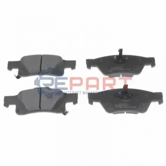Комплект гальмівних колодок задн (із замком), JEEP GRAND CHEROKEE, GRAND CHEROKEE IV 3.0-6.4 11.10 Febi Bilstein 116311