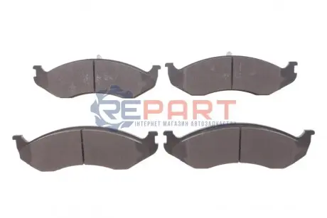 Комплект гальмівних колодок передн, JEEP CHEROKEE, GRAND CHEROKEE I, WRANGLER I, WRANGLER II KIA CARNIVAL I, CARNIVAL II 2.1D-5.9 10.84-04.07 Febi Bilstein 116332