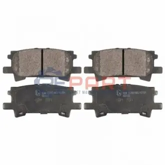 FEBI TOYOTA Тормозные колодки задние.Lexus RX300 03- Febi Bilstein 116334