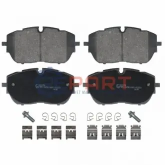Комплект гальмівних колодок передн, DS DS 4 II, DS 7, DS 9 CITROEN C5 AIRCROSS, C5 X OPEL ASTRA L, GRANDLAND / GRANDLAND X PEUGEOT 3008 II, 308, 308 II, 308 III, 408 II 1.2-Electric 09.13 Febi Bilstein 116342