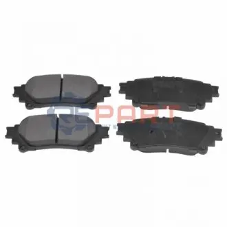 Комплект гальмівних колодок задн, LEXUS GS, IS III, RX TOYOTA FORTUNER, HIGHLANDER / KLUGER, HILUX VIII, MIRAI, PRIUS PLUS 1.8H-Electric 12.08 Febi Bilstein 116359